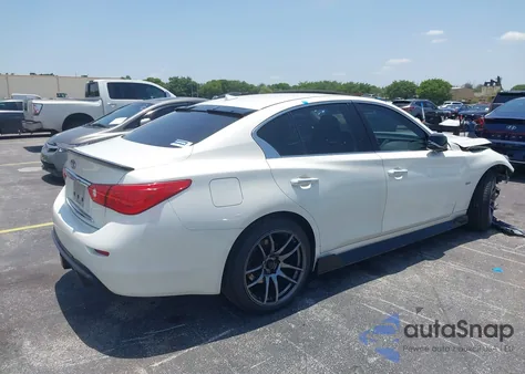 2016 Infiniti Q50 3.0T Premium from USA, damaged, VIN JN1EV7AR5GM343941